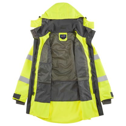 EASTLEIGH Leo EcoViz 10K Performance Breathable Yellow Anorak - AO7 - Image 6