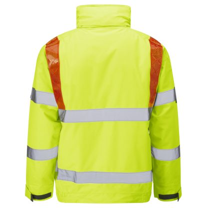 PORTMORE Leo EcoViz Superior Baffle Lined Bomber Jacket with Red Braces J03 - Image 4