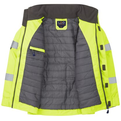 PORTMORE Leo EcoViz Superior Baffle Lined Bomber Jacket with Red Braces J03 - Image 3