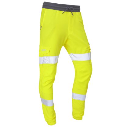 Hawkridge ISO 20471 Class 1 EcoViz 4X Jog Trouser Yellow - JT01 Leo - Image 3