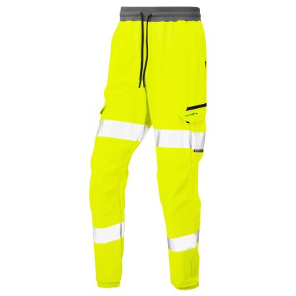 Hawkridge ISO 20471 Class 1 EcoViz 4X Jog Trouser Yellow - JT01 Leo - Image 2