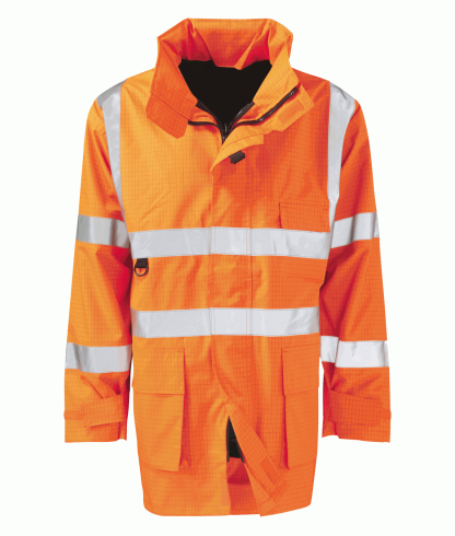 VESUVIUS: HYDRA MATRIX ¾ JACKET ORANGE