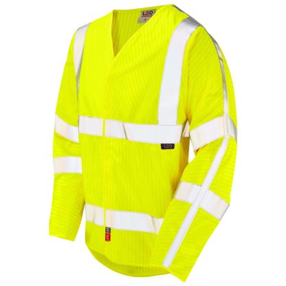 MESHAW Leo EcoViz LFS/AS Sleeved Waistcoat (EN 14116 & EN 1149) Yellow