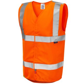 CLIFTON Leo EcoViz LFS/AS Waistcoat (EN 14116 & EN 1149) - Orange