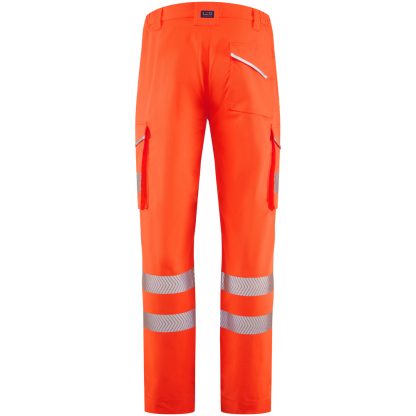 WINSFORD Leo EcoViz Lightweight Polyester Stretch Cargo Trouser - orange - Image 2