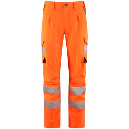 WINSWELL Leo EcoViz Women's Lightweight Polyester Stretch Cargo Trouser- orange